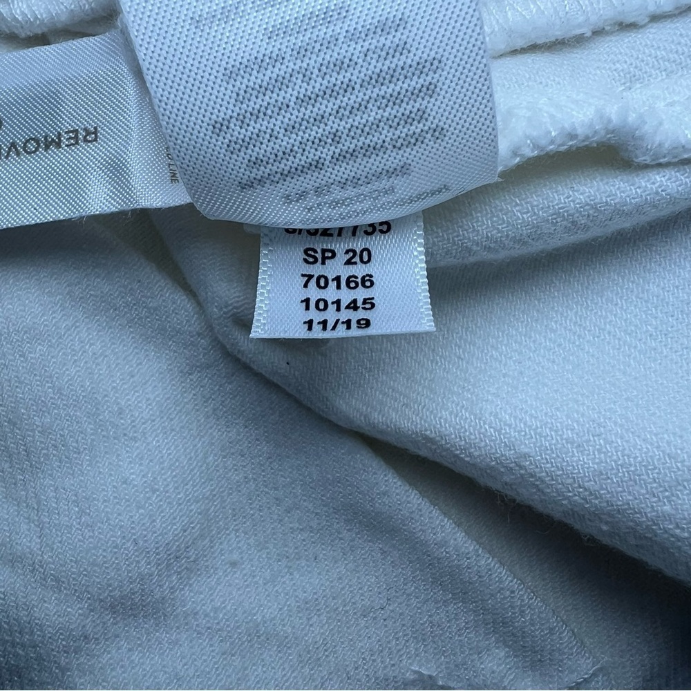 LOFT Plus White Denim Capri Jeans Lightweight Womens Size 20 - Picture 7 of 7